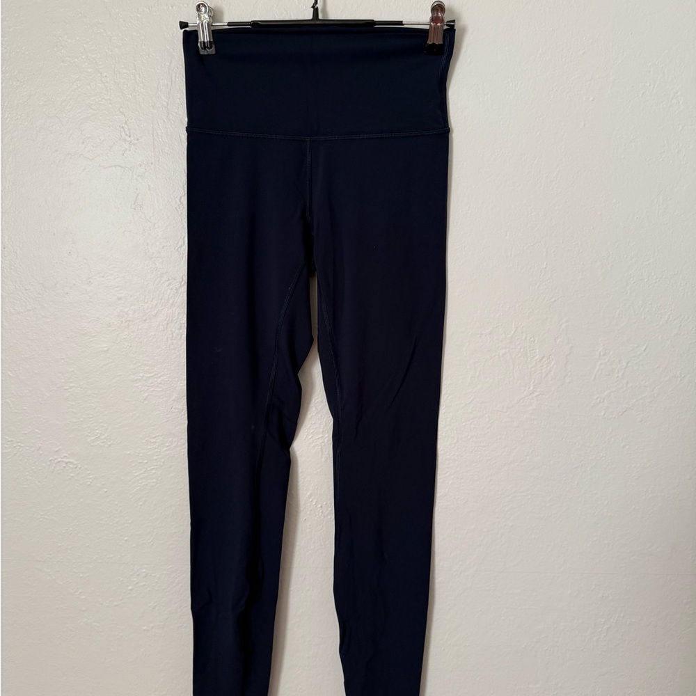 Lululemon Athletica Wunder Under Navy Leggings